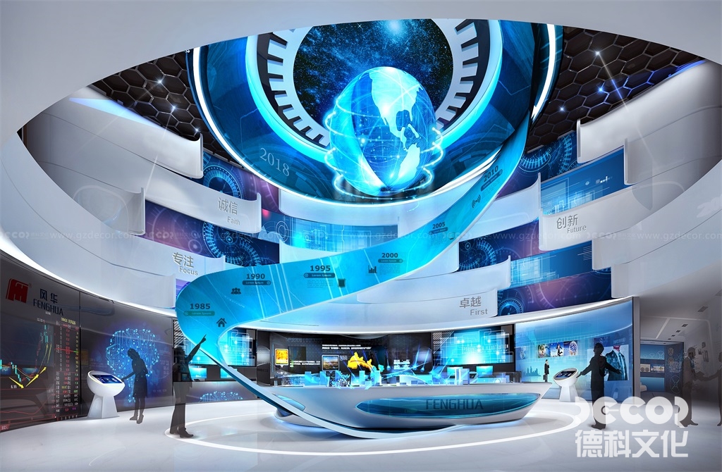 交互式展館設計如何利用數(shù)據(jù)可視化技術呈現(xiàn)豐富的展示內容?